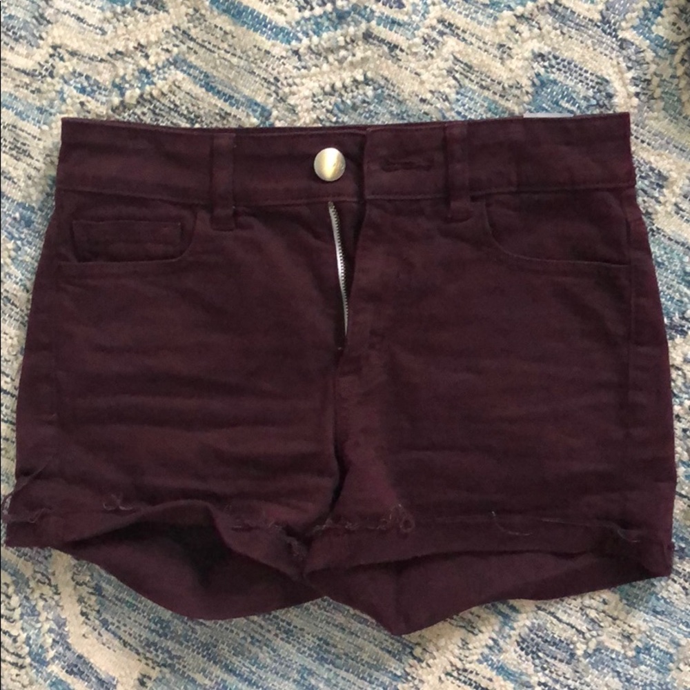 American Eagle Cuffed High waisted shorts
